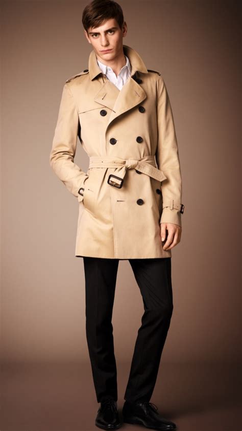 trench coat homme burberry occasion|men's Burberry trench coat classic.